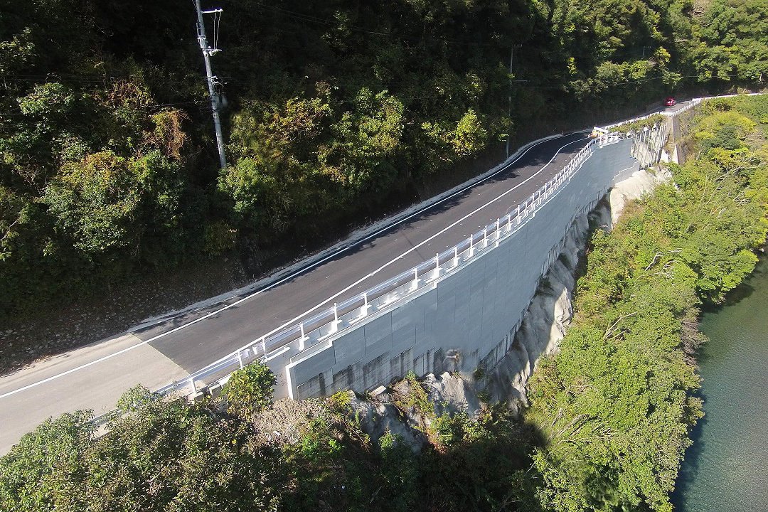 県道奈比賀川北線防災・安全交付金工事