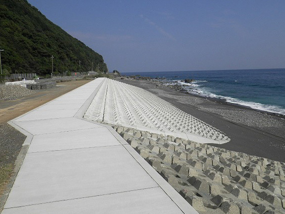水尻海岸海岸災害復旧工事