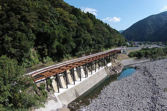 国道493号社会資本整備総合交付金工事