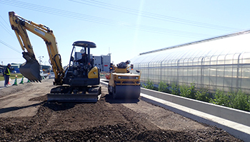 道路工事現場